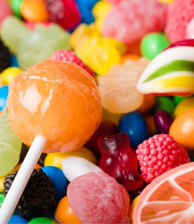 golosinas y todo tipo de chuches